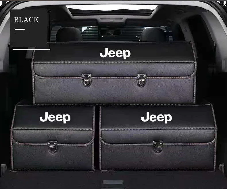 Car Trunk Leather Storage Box
