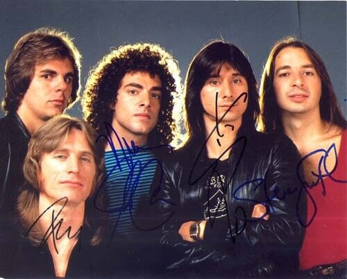 Journey Band Autographed 8x10 Signed Photo Poster painting reprint