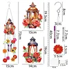 DIY Diamond Painting Double Sided 3D Wind Chime Pendant  Hanging Kit