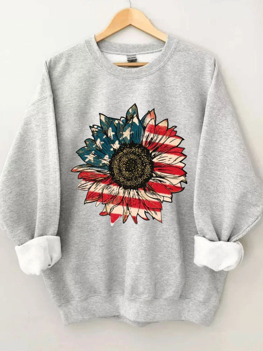 America Sunflower Sweatshirt