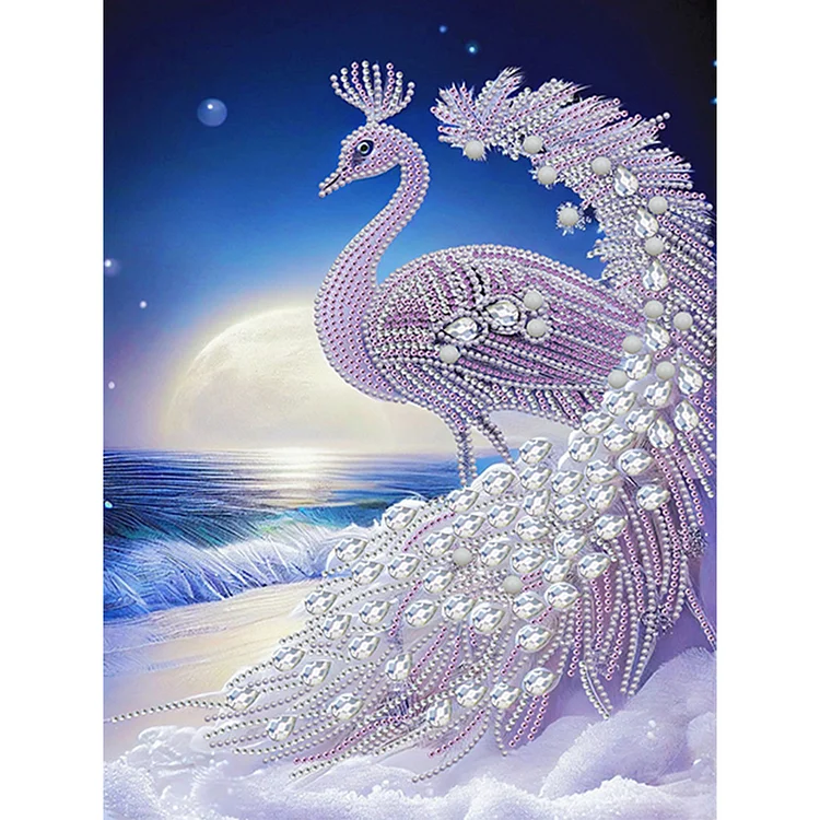 Peacock - Partial Drill - Special Diamond Painting(30*40cm)