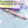 Resin Diamond Painting Point Drill Pen Dual-Ended Diamonds (Pink)