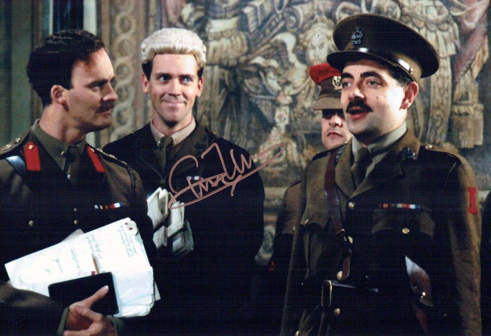 Tim McINNERNY Signed Autograph Captain Darling Black Adder Photo Poster painting AFTAL RD COA