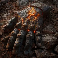 Ancient Stone Hand - Diamond Painting