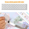 DIY Diamond Painting Tool Square Round Drill Point Drill Net Ruler