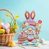 Diamond Painting Easter Egg Gnome Desktop Ornaments Kit for Office Decor