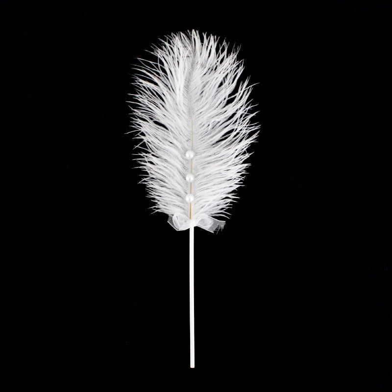 Minimalist Classic Style Feather Cloth Holiday Daily Cake Decorating Supplies