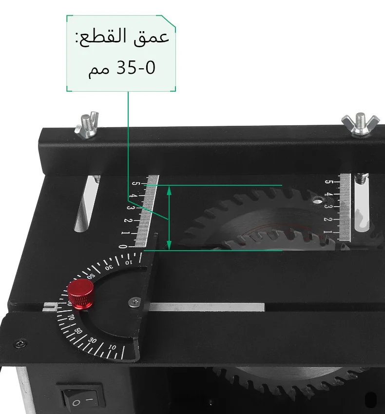 أدوات منشار الطاولة متعدد الوظائف منشار سطح مكتب صغير طاولة نجارة