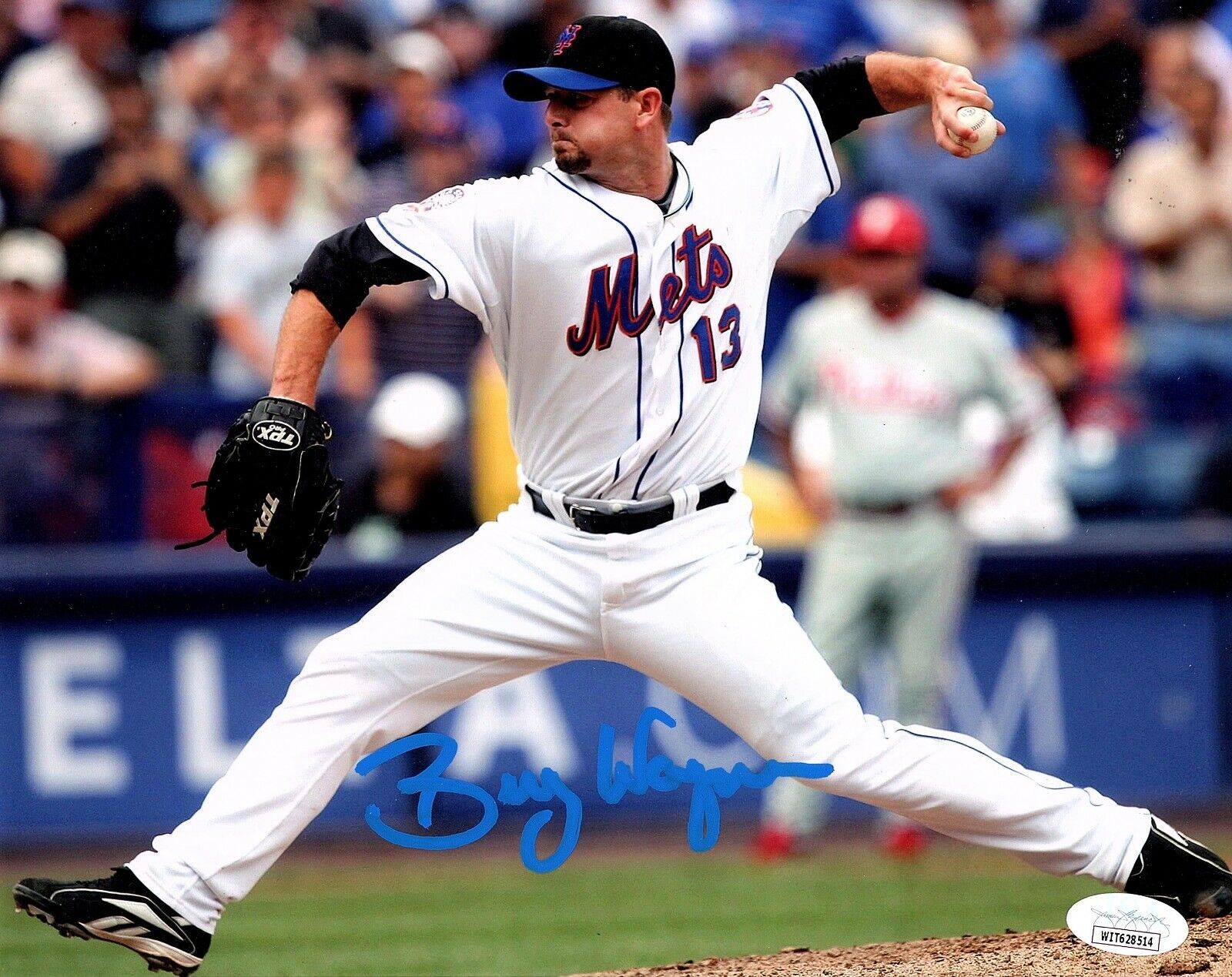 BILLY WAGNER Autograph SIGNED 8x10 New York METS Photo Poster painting JSA Certified AUTHENTIC