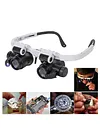 Magnifying Glasses for Hobbies Magnification 8x 15x 23x Headband Magnifier with 2 LED Lights for Reading Watch and Electronic Repair