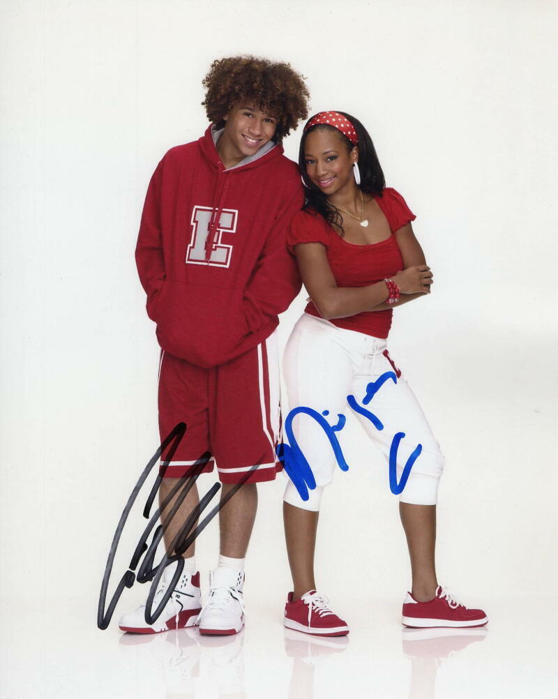 MONIQUE COLEMAN & CORBIN BLEU SIGNED AUTOGRAPH 8X10 Photo Poster painting - HIGH SCHOOL MUSICAL