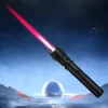 Lightsaber red flame flamethrower, 360° use metal outdoor windproof turbine torch jet lighter