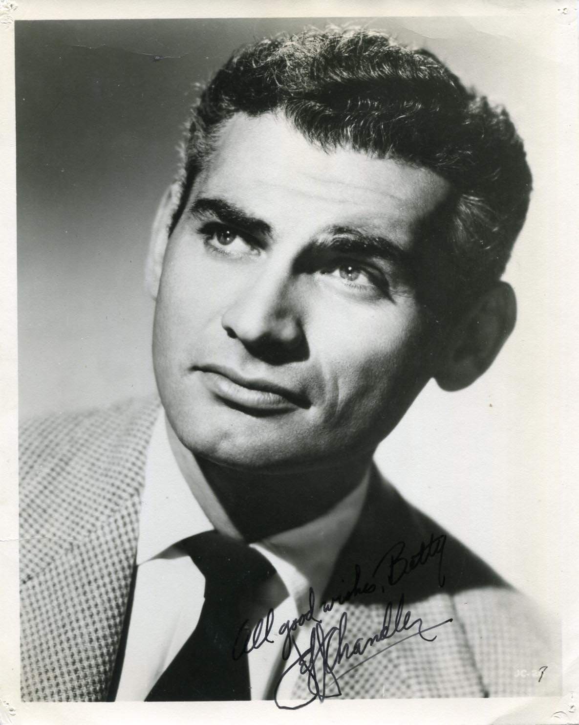 Jeff Chandler AUTHENTIC autograph, signed vintage Photo Poster painting