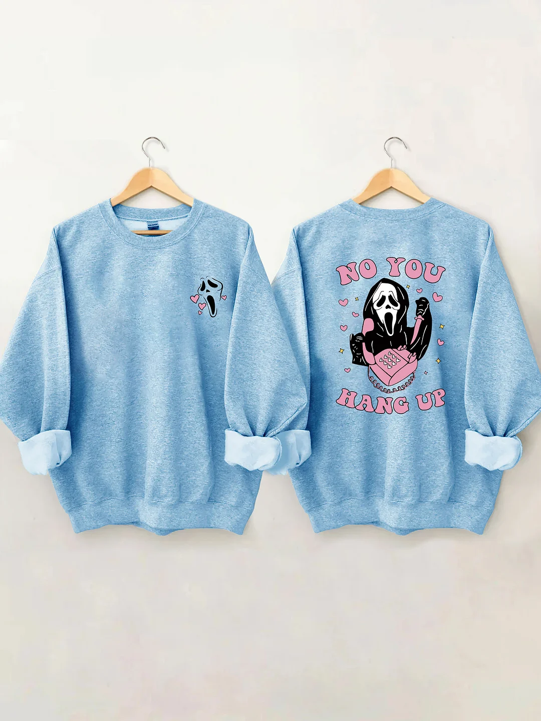 No You Hang Up Ghost Face Sweatshirt