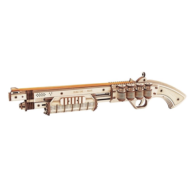 [Versand nur nach DE.] ROKR Terminator M870 -LQ501 - Robotime Justice Guard Gun Spielzeug