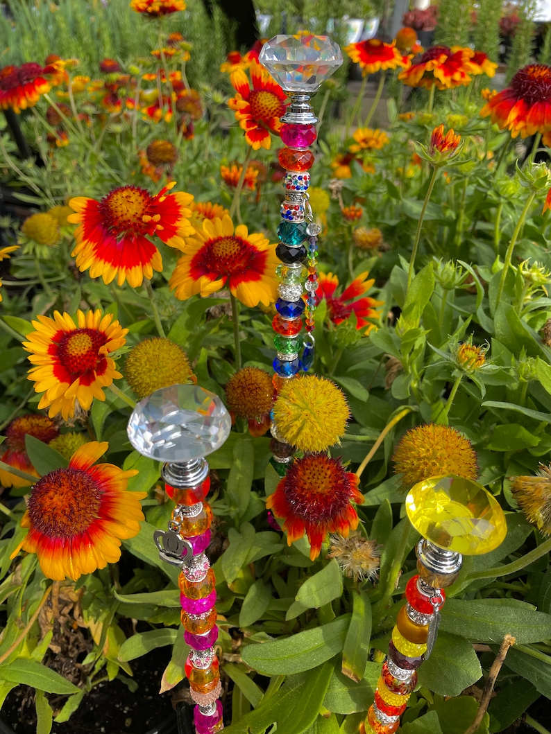 1920 Garden Stakes Fairy Wands Sun-catchers Totem NEW image 5