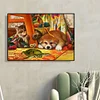 Diamond Painting -DIY Round Drill Kitten and Puppy