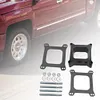 Black Carb Spacers with Gasket Screws Kit for Holley for Chevy 4BBL SBC BBC Carb