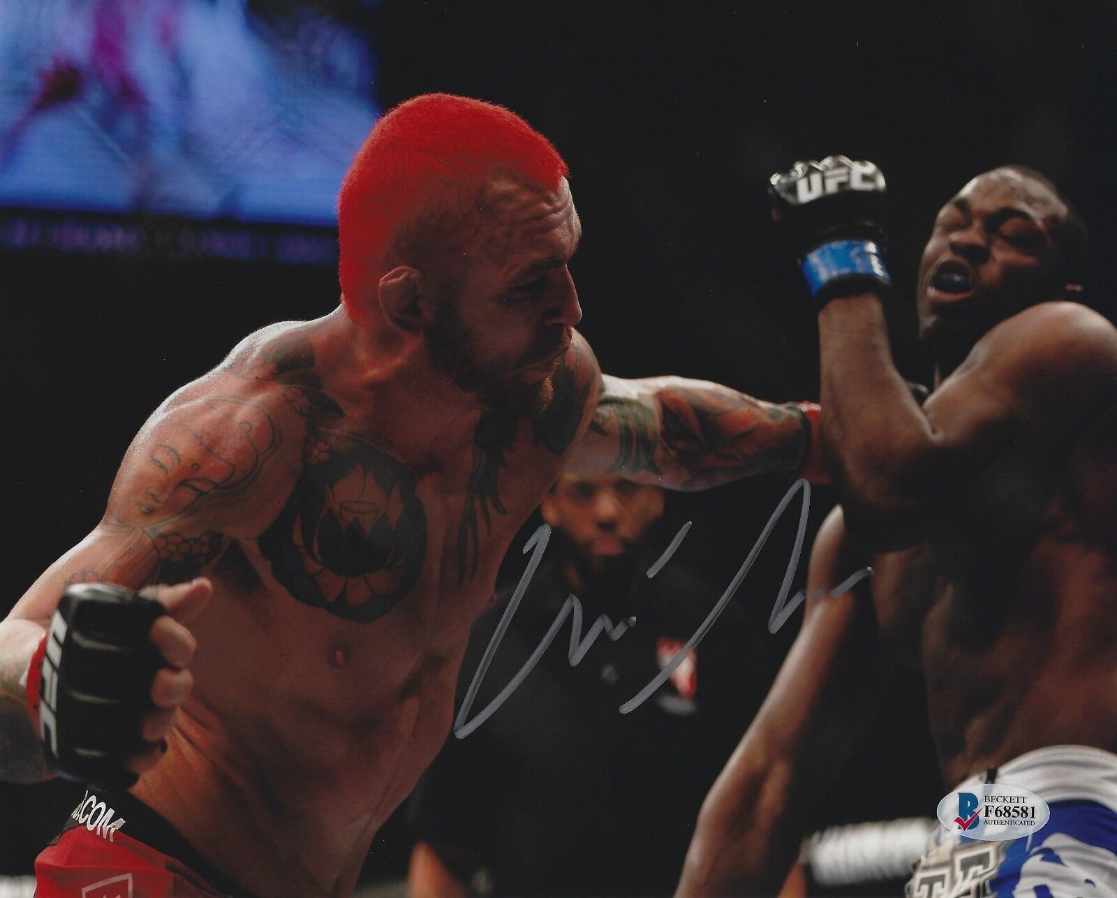 Chris Leben Signed UFC 8x10 Photo Poster painting BAS Beckett COA 155 Picture Autograph TUF 1 82