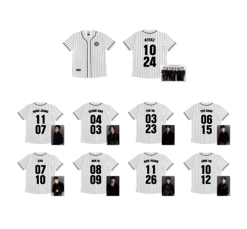 【‼️期間限定‼️】ATEEZ THUNDER ユニフォーム ATEEZ - [THUNDER] LAYERED T-SHIRT