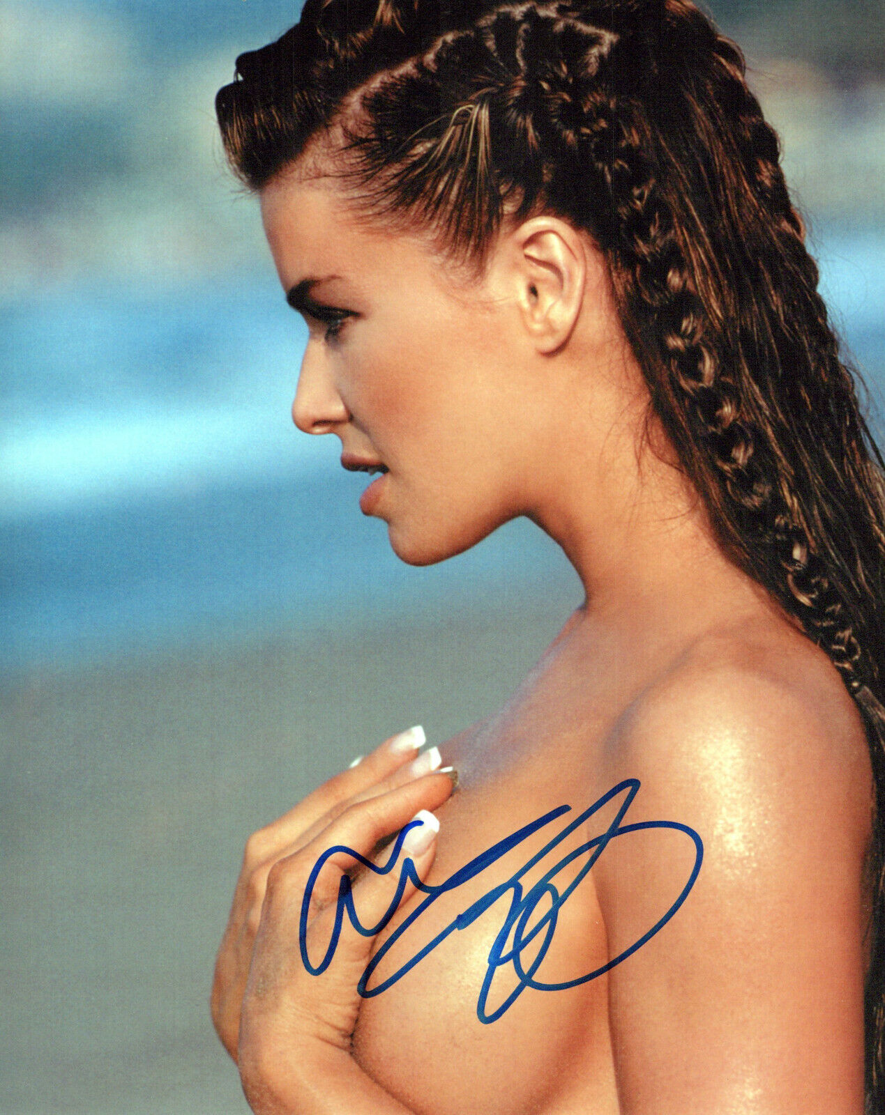 Carmen Electra glamour shot autographed Photo Poster painting signed 8x10 #14