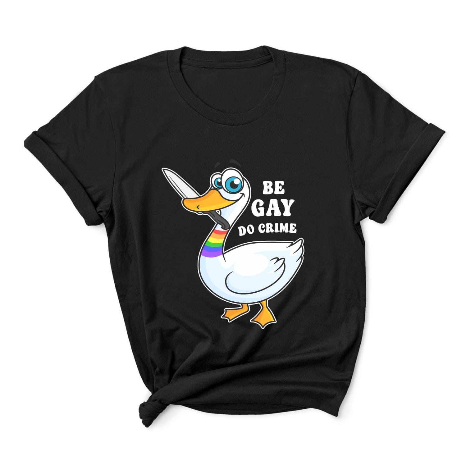 LGBTQ pride t-shirt Be gay do crime