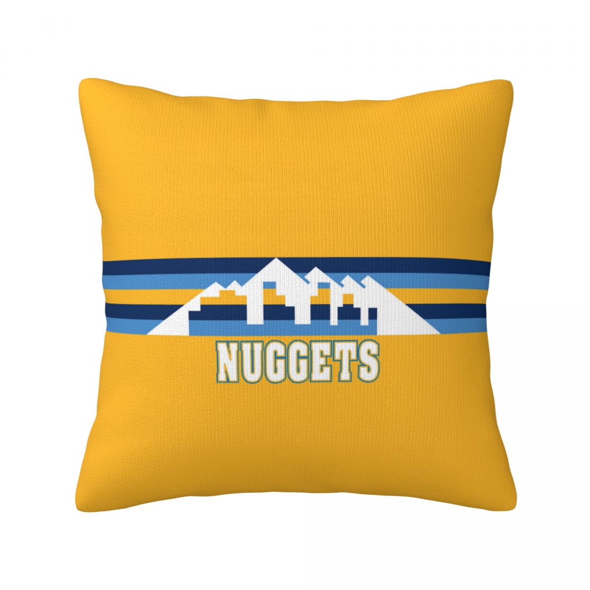 Denver Nuggets Yellow Decorative Throw Pillow