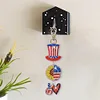 DIY Independence Day Diamond Painting Double-Sided Keychain
