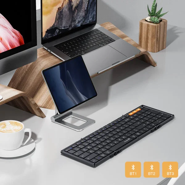 Tastatură Bluetooth pliabilă (cu touchpad) - o nouă alegere pentru biroul portabil!B