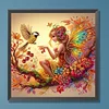 (Multi-Style)Hummingbird Butterfly Girl-Partial Special Shaped Diamond Painting 30*30CM