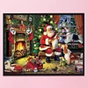 11CT Christmas-DIY Stamped Cross Stitch Embroidery 50*40cm/19.7*15.7in