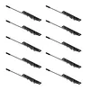 [US Local Warehouse] 10Pcs Flush Mount Extension Bolt with Rod Latch Slide Bolt Lock for French Doors