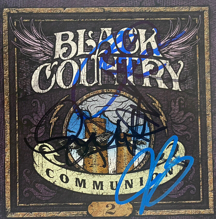 Black County Communion - 2 Signed Autographed Cd, Deep Purple