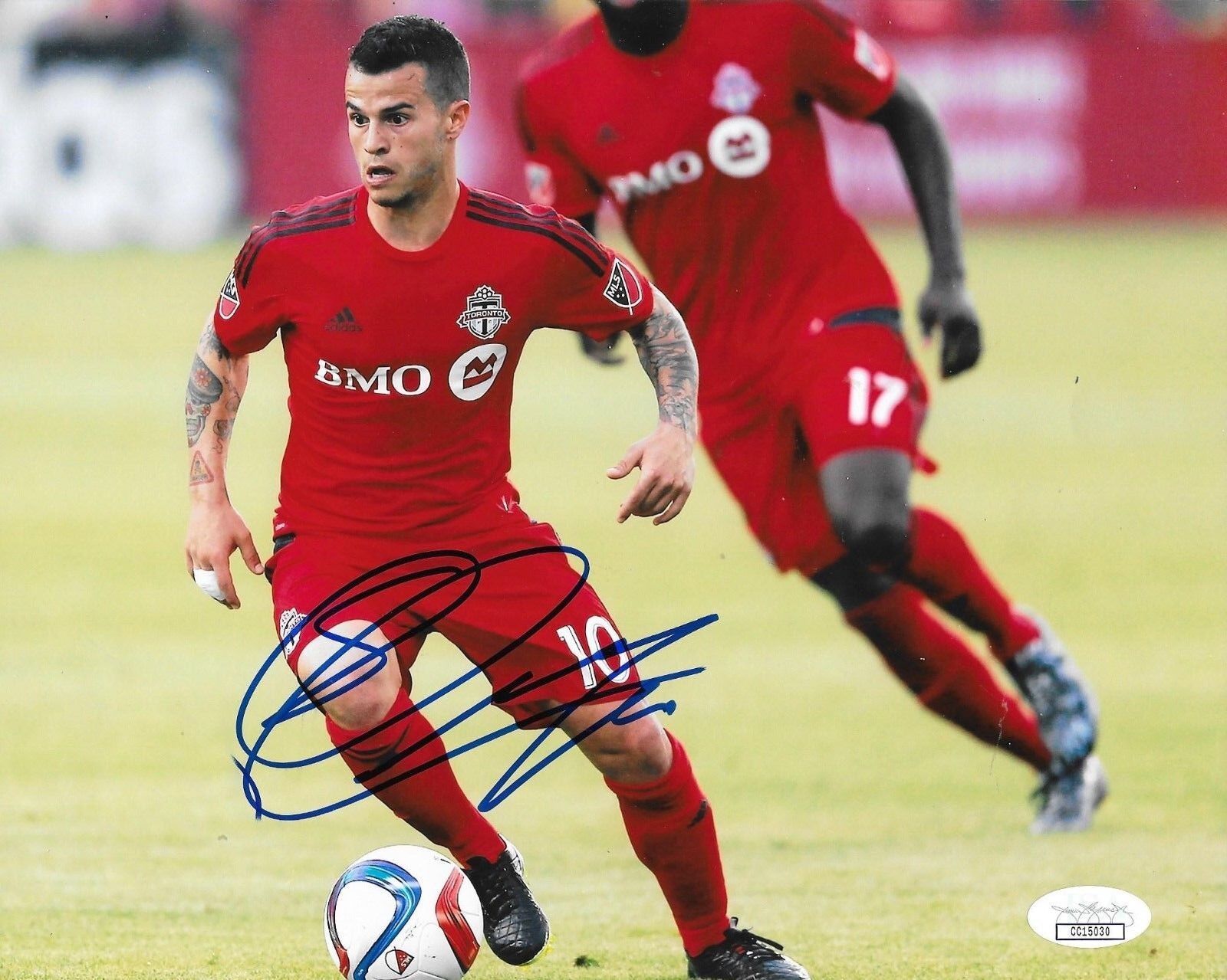 Sebastian Giovinco signed Toronto FC 8x10 Photo Poster painting MLS Soccer Italy Juventus JSA