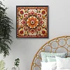 (40*40cm)Flower Mandala - Full Round Drill Diamond Painting