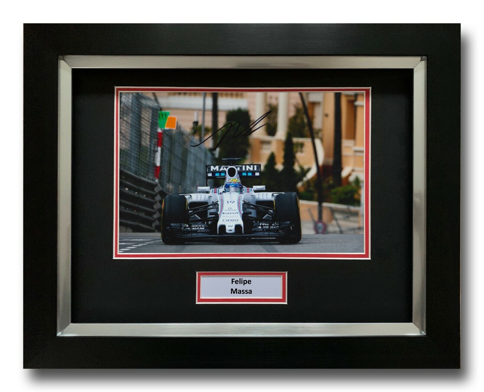 FELIPE MASSA HAND SIGNED FRAMED Photo Poster painting DISPLAY - FORMULA 1 AUTOGRAPH F1.