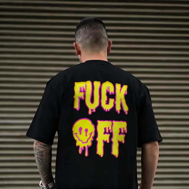 Fuck Off Printed Men's T-shirt