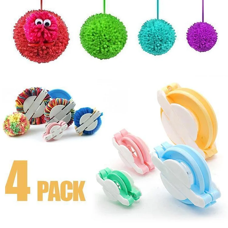 Pom Pom Maker (Set of 4) | 168DEAL