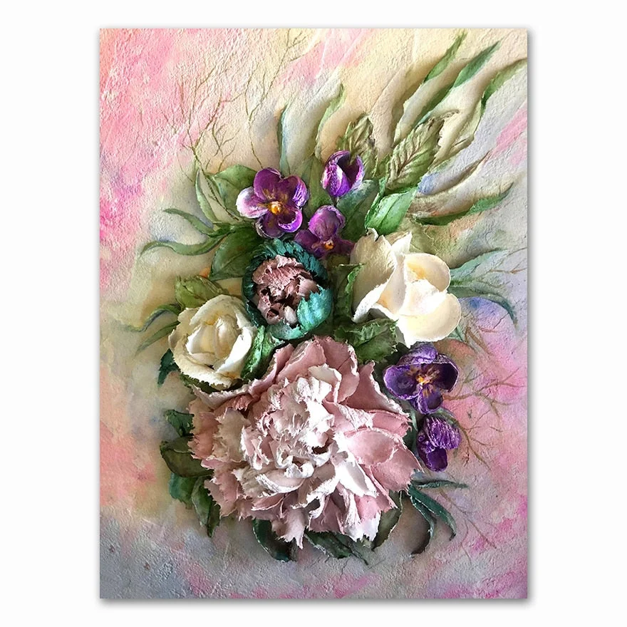 Art Scandinavian Home Decor Abstract Canvas Painting Wall Art Flower Posters And Prints Wall Pictures For Living Room Decoration