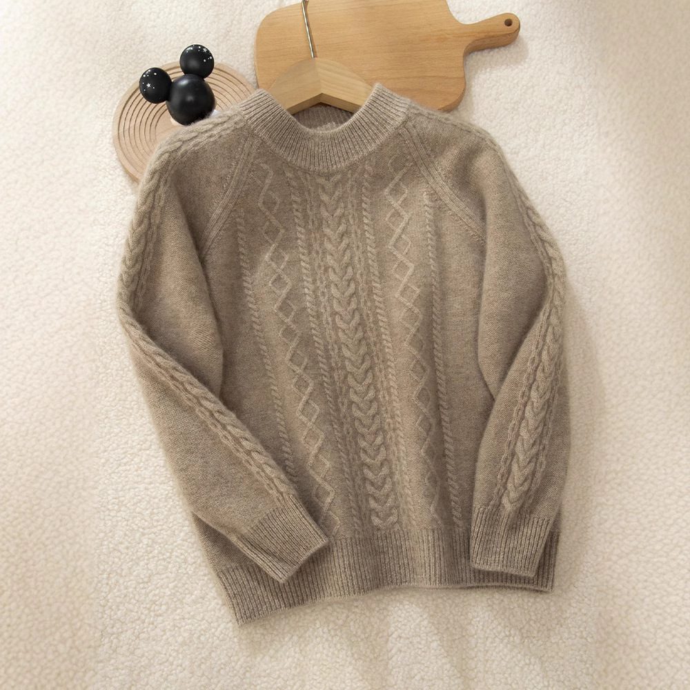 Unisex Kids Cashmere Sweater REAL SILK LIFE