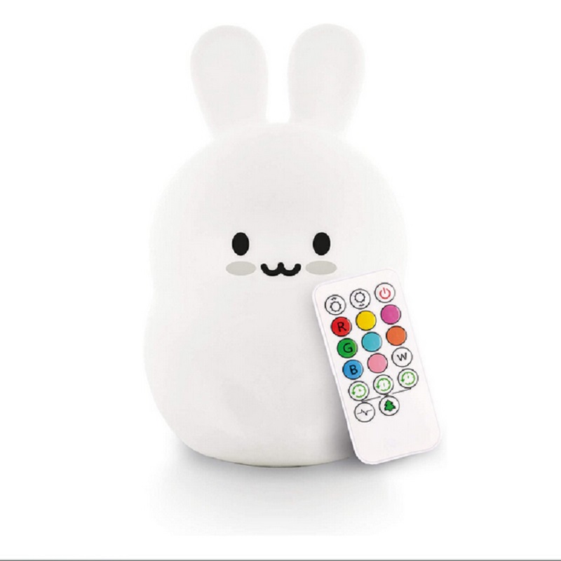 

Large Rabbit Silicone Night Light Pats Color-changing Silicone Led Light, 501 Original