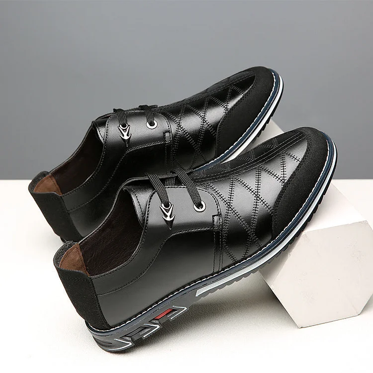 Large Size Men's Shoes Leather Shoes Men's Tide Shoes Korean Version Of The Trend British Wild Soft Bottom Without Leisure Shoes