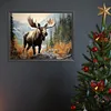Moose-Full Round Diamond Painting 40*30CM