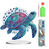 (US Only)Acrylic 2D Flat Sea Turtle DIY Diamond Painting Desktop Ornaments Kit for Decor