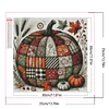 Patchwork Kürbis DIY Quadrat Vollbohrer Dimond Gemälde Kit Wanddekoration 35x35cm