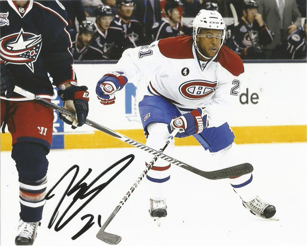 Montreal Canadiens Devante Smith-Pelly Signed Autographed 8x10 Photo Poster painting COA