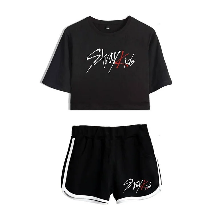 Stray Kids Short-sleeved T-shirt Suit