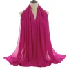 Soft Breathable Chiffon Long Shawl Summer Women Hijab Scarf