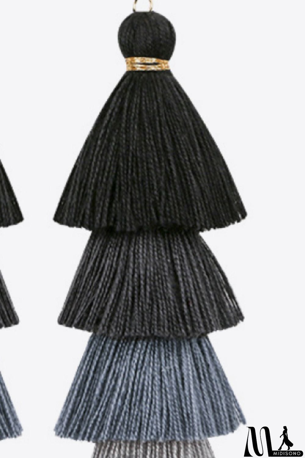 MidiSono - Layered Tassel Earrings