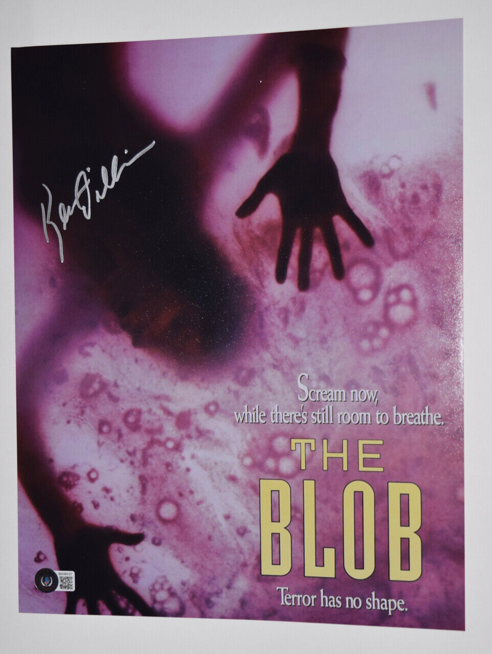 Kevin Dillon Signed Autographed 11x14 Photo Poster painting The Blob Horror Film Beckett COA